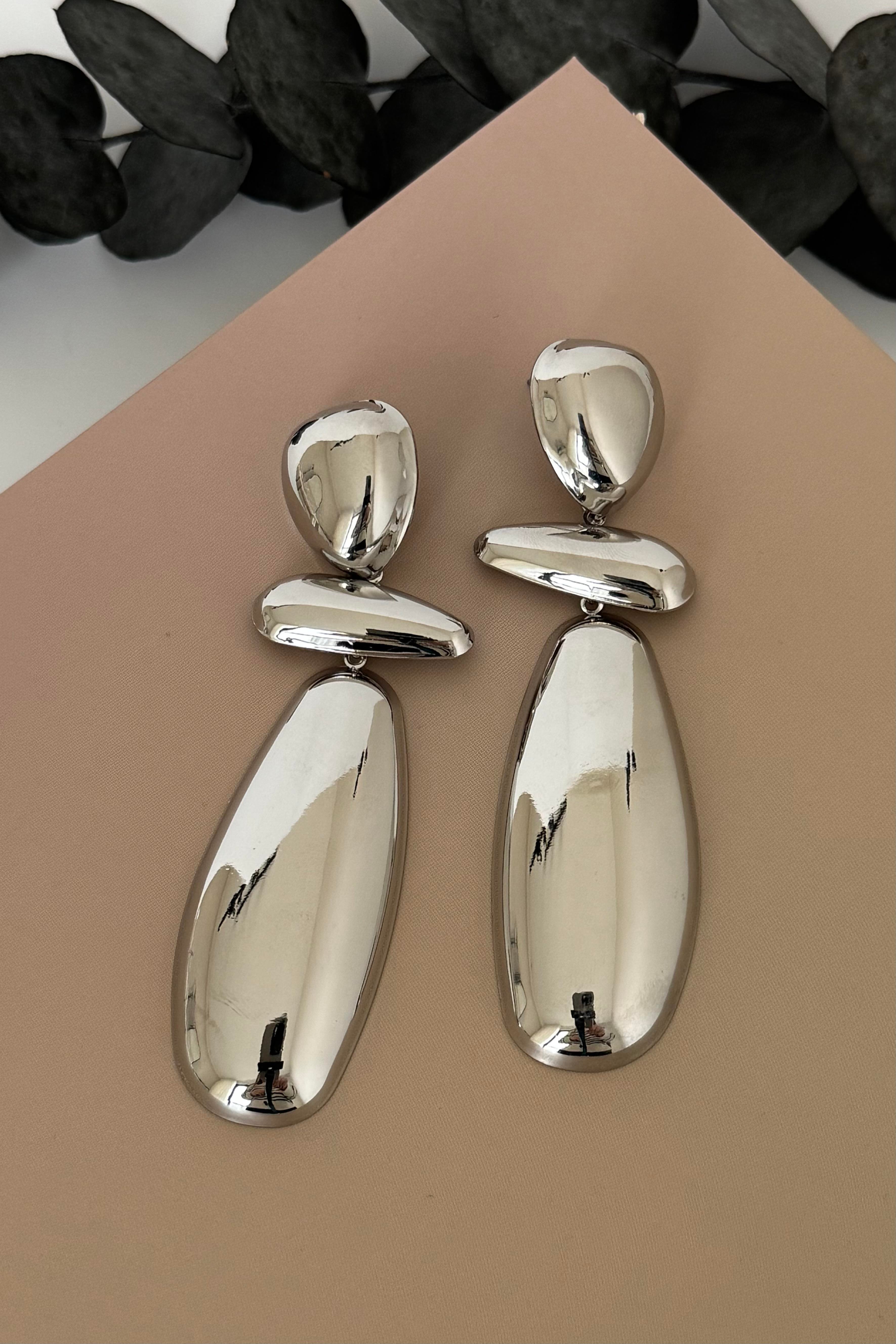 Monolith Silver Küpe