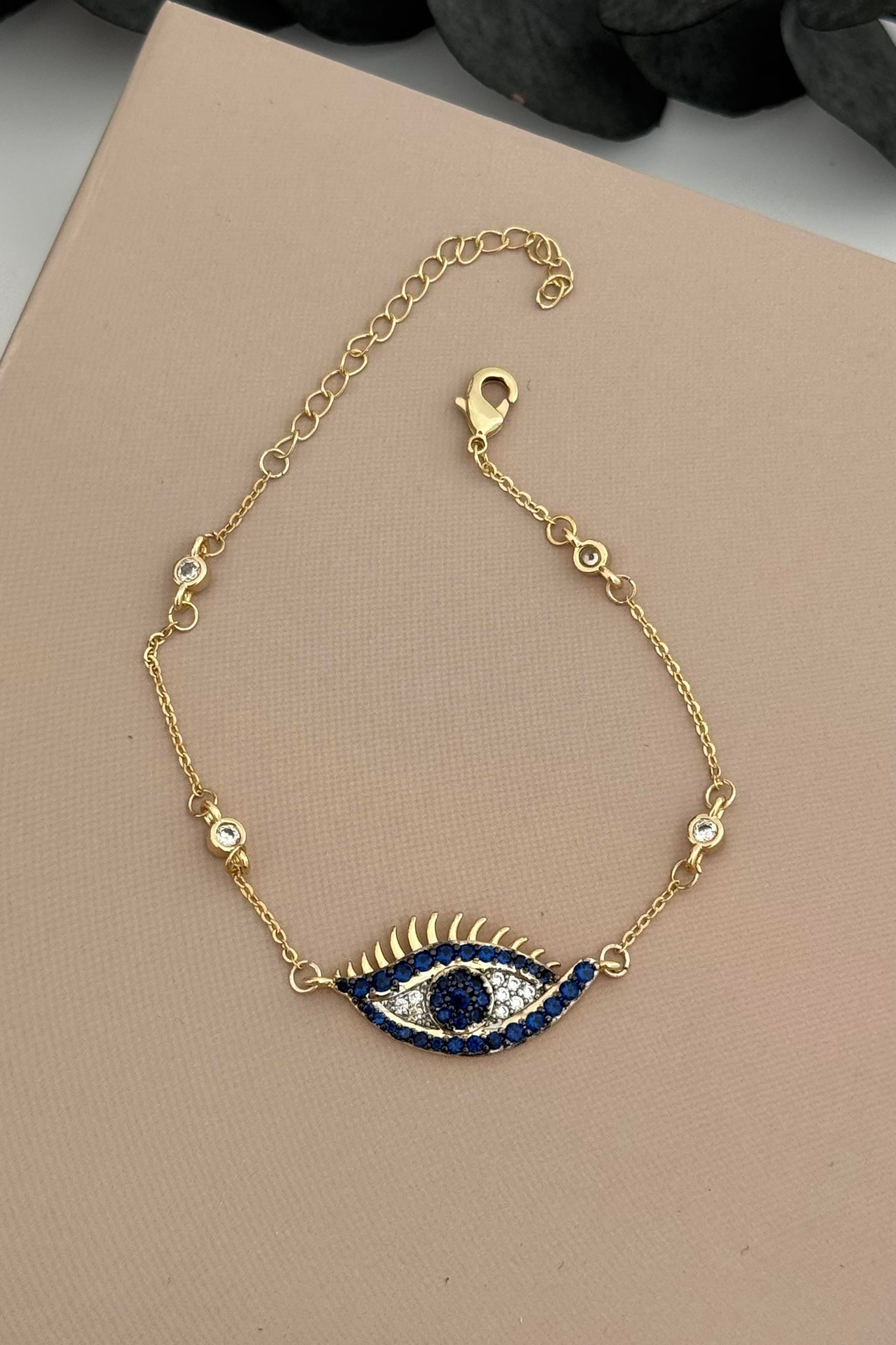 Navy Eye Bileklik