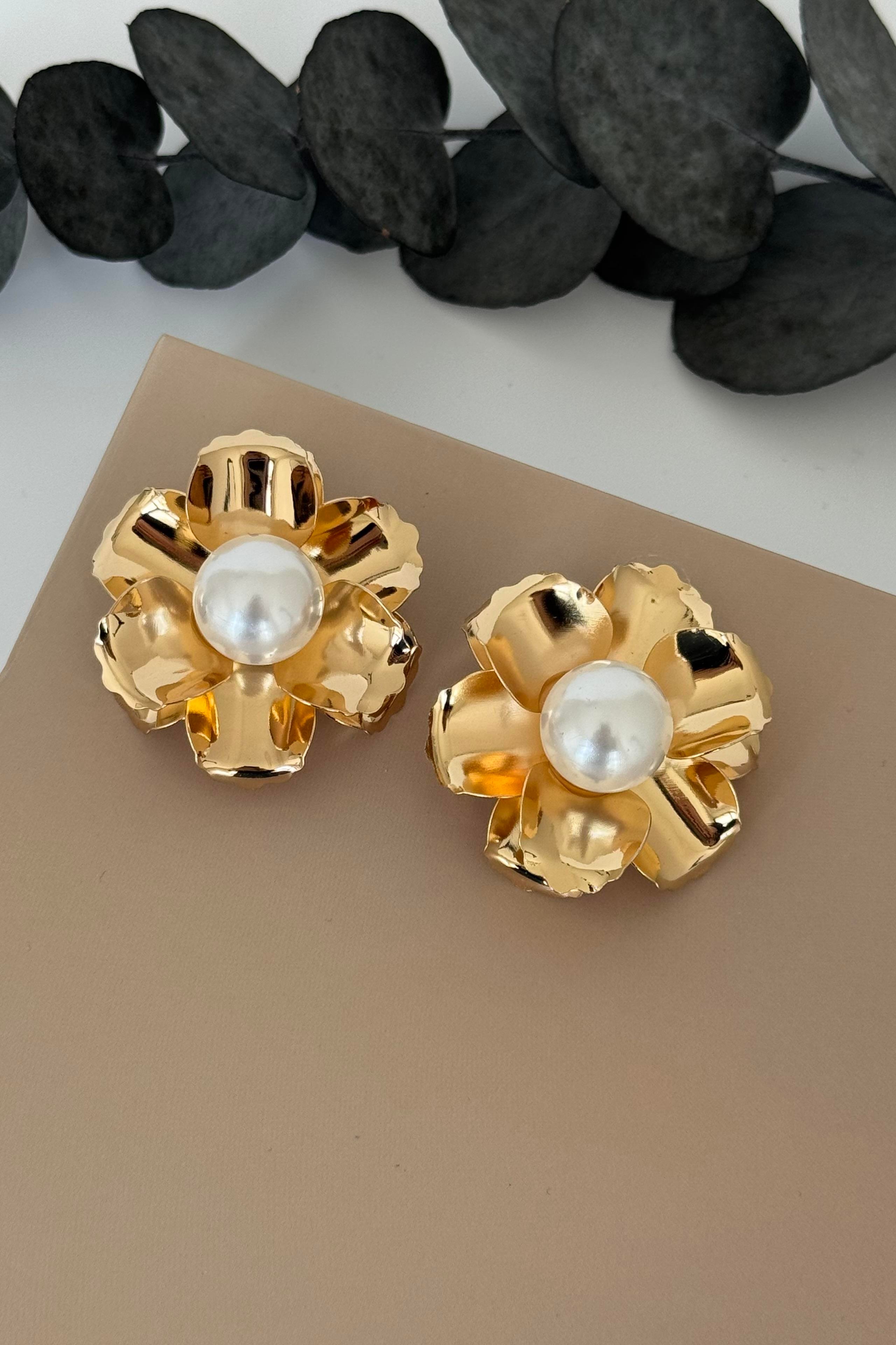 Pearl Circle Küpe