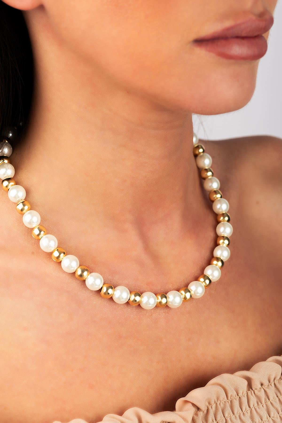 Pearl Gold Kolye 