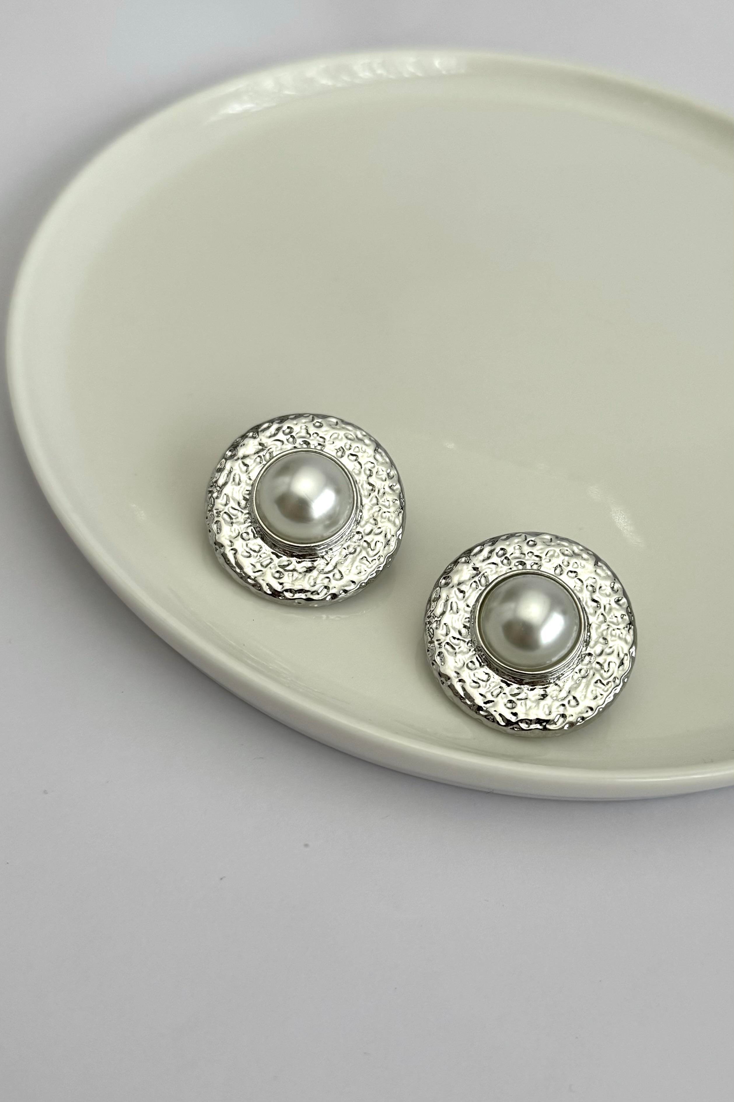 Pearl Point Sİlver Küpe