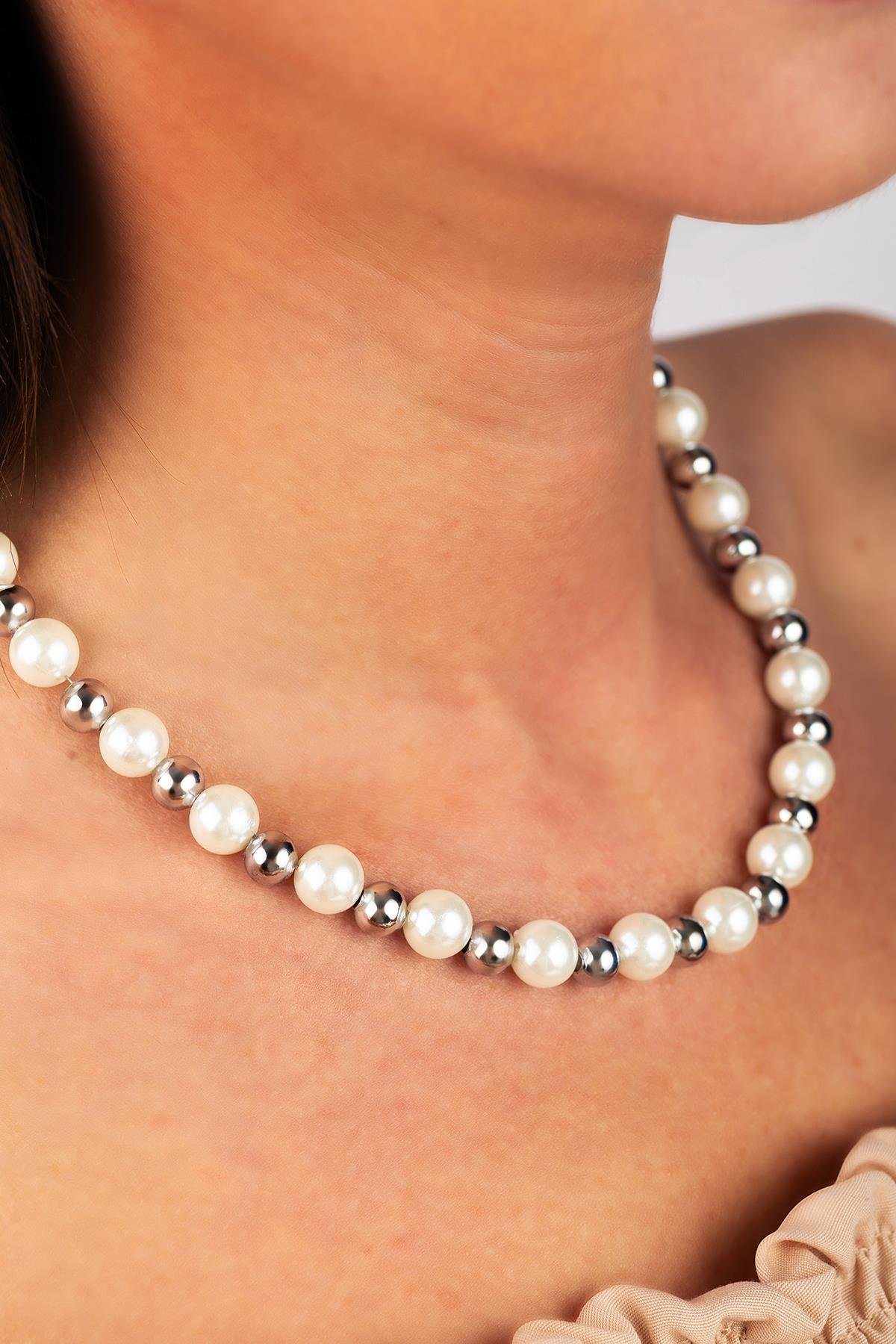 Pearl Silver Kolye