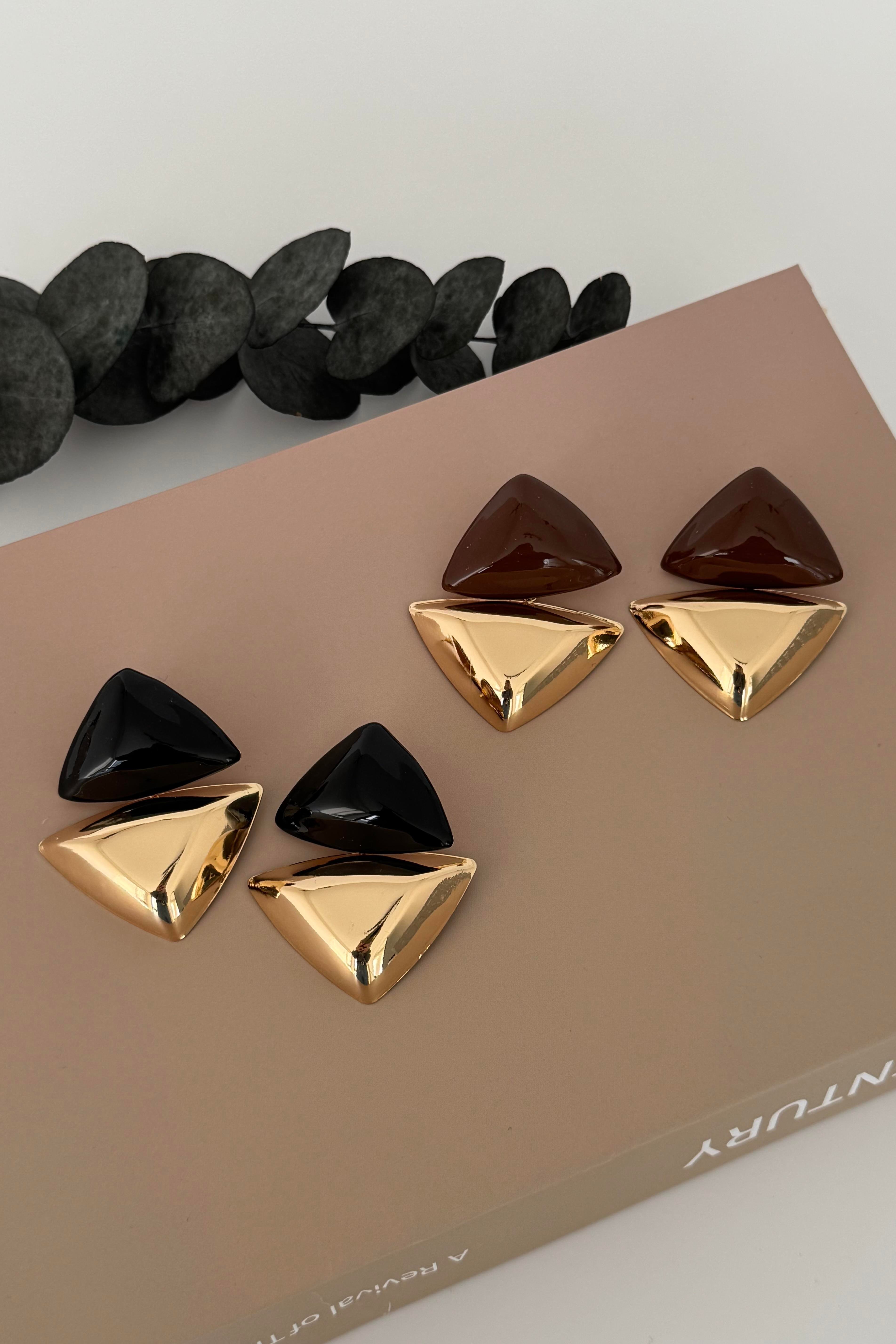 Prism Siyah Küpe