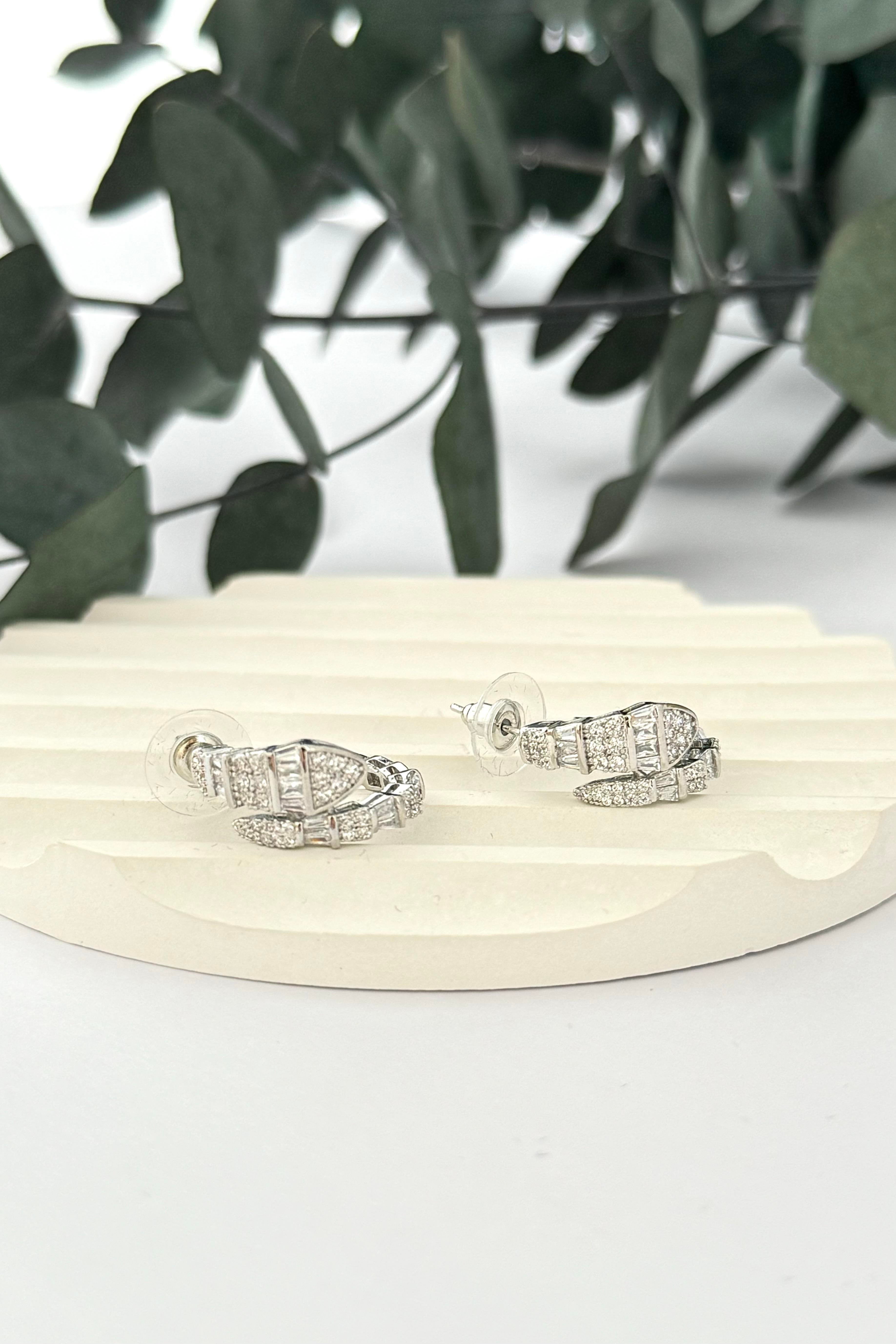 Snake Zircon Küpe