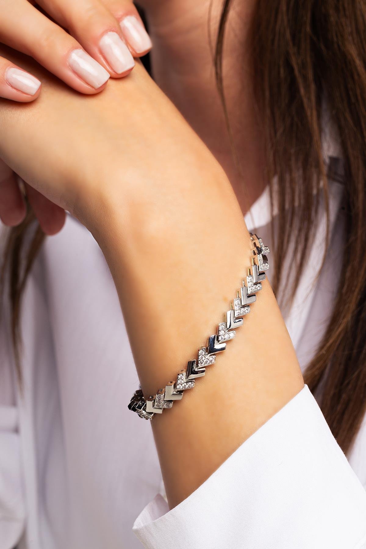 Target Silver Bileklik