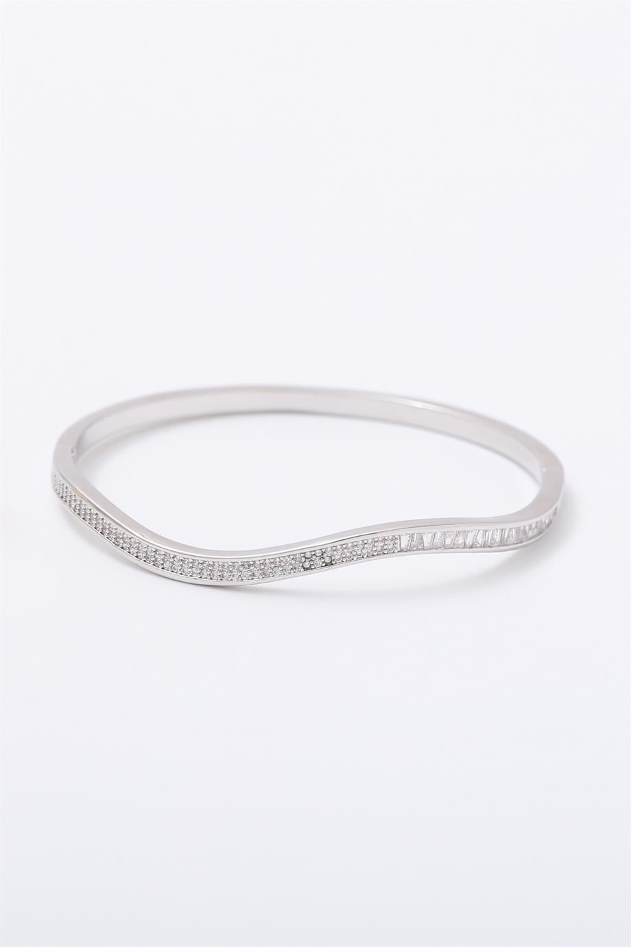 Taşlı Kelepçe Bileklik