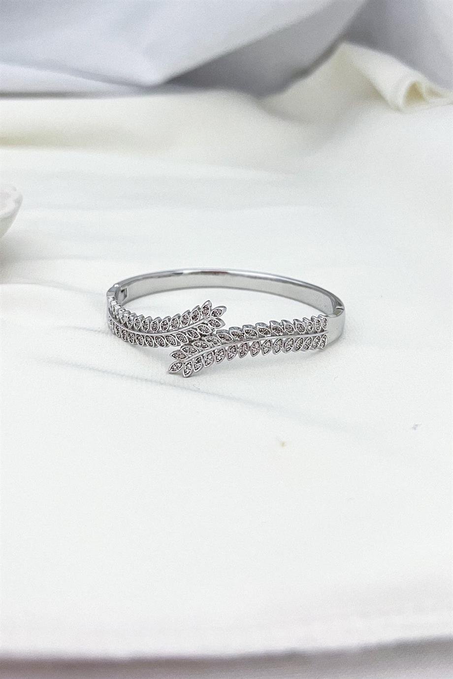 Taşlı Kelepçe Bileklik