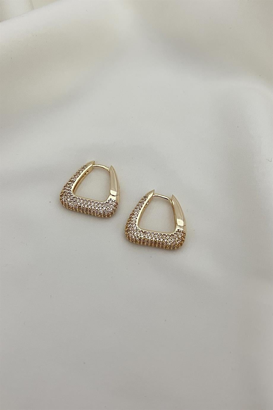 Triangle Gold Küpe