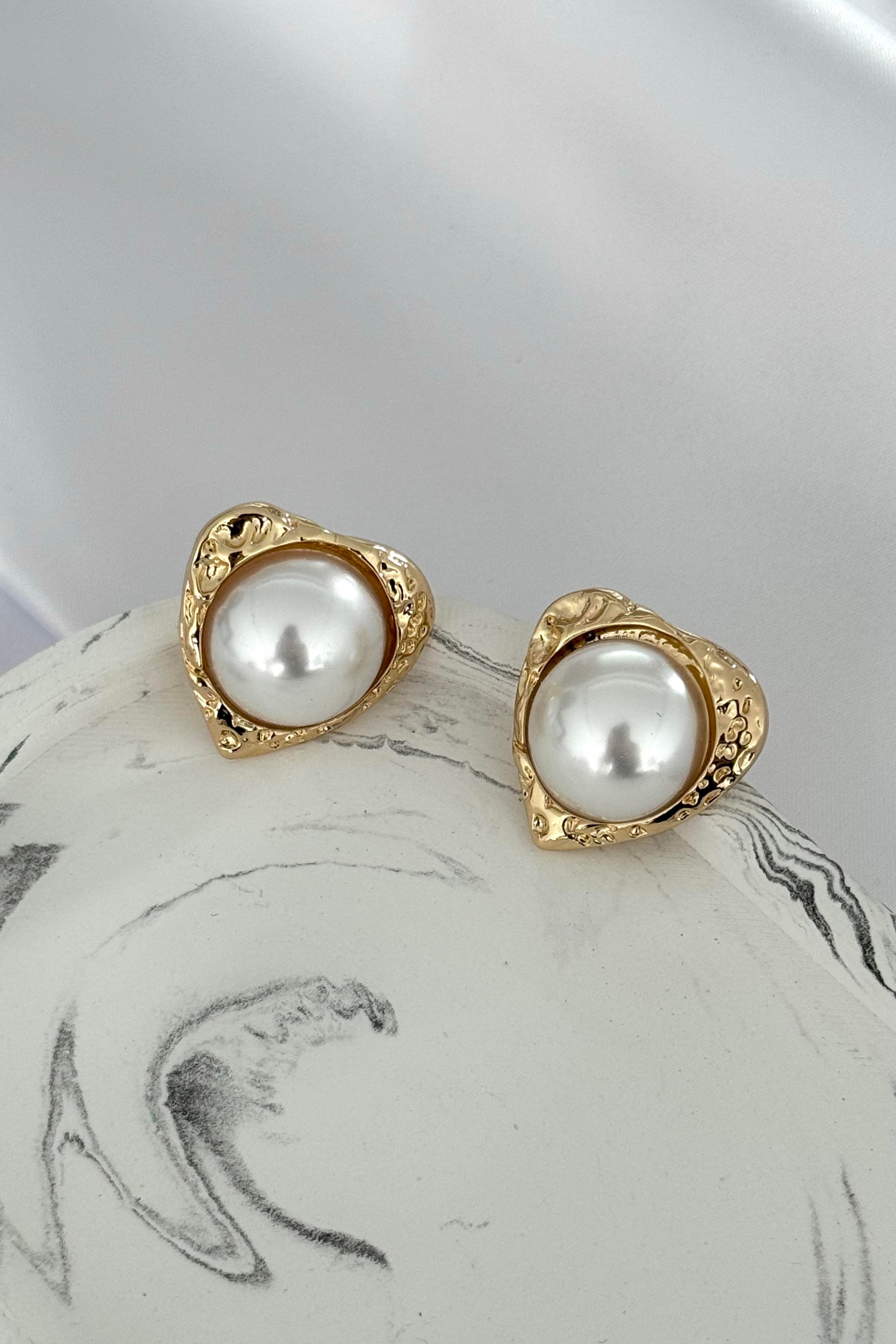 Triangle Pearl Küpe