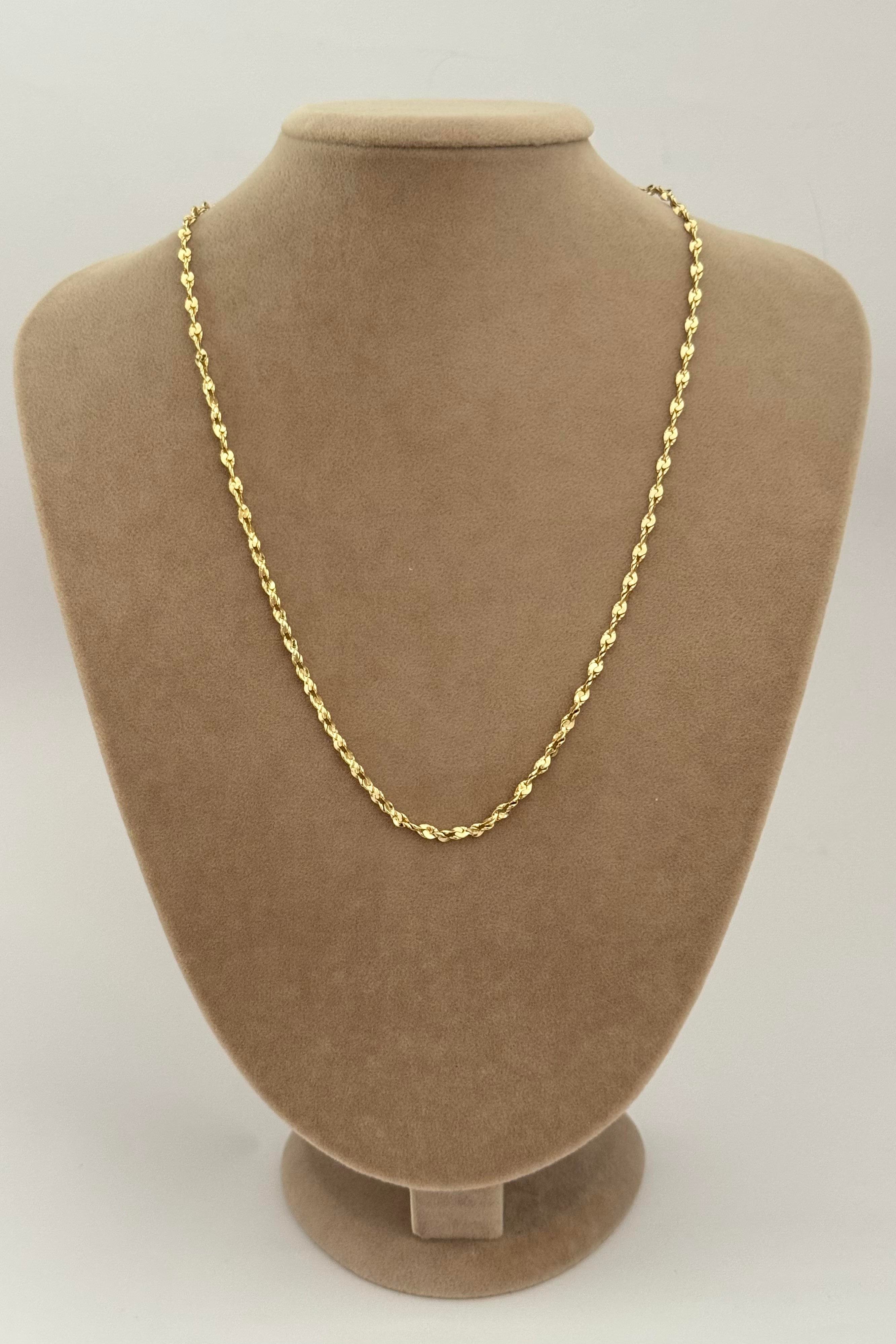 Twist Zincir Vip Seri Kolye 60 Cm