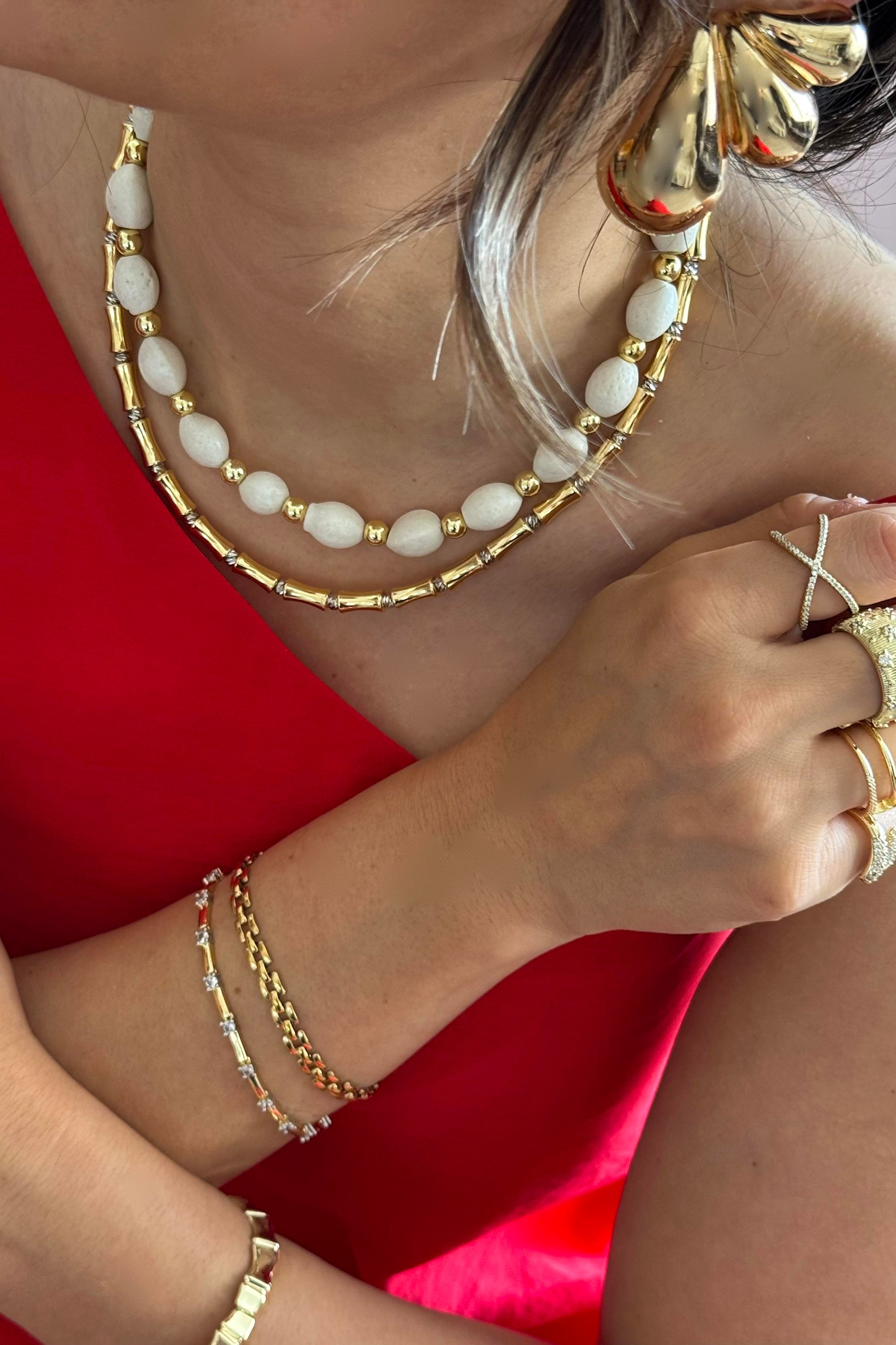 White Coral Necklace