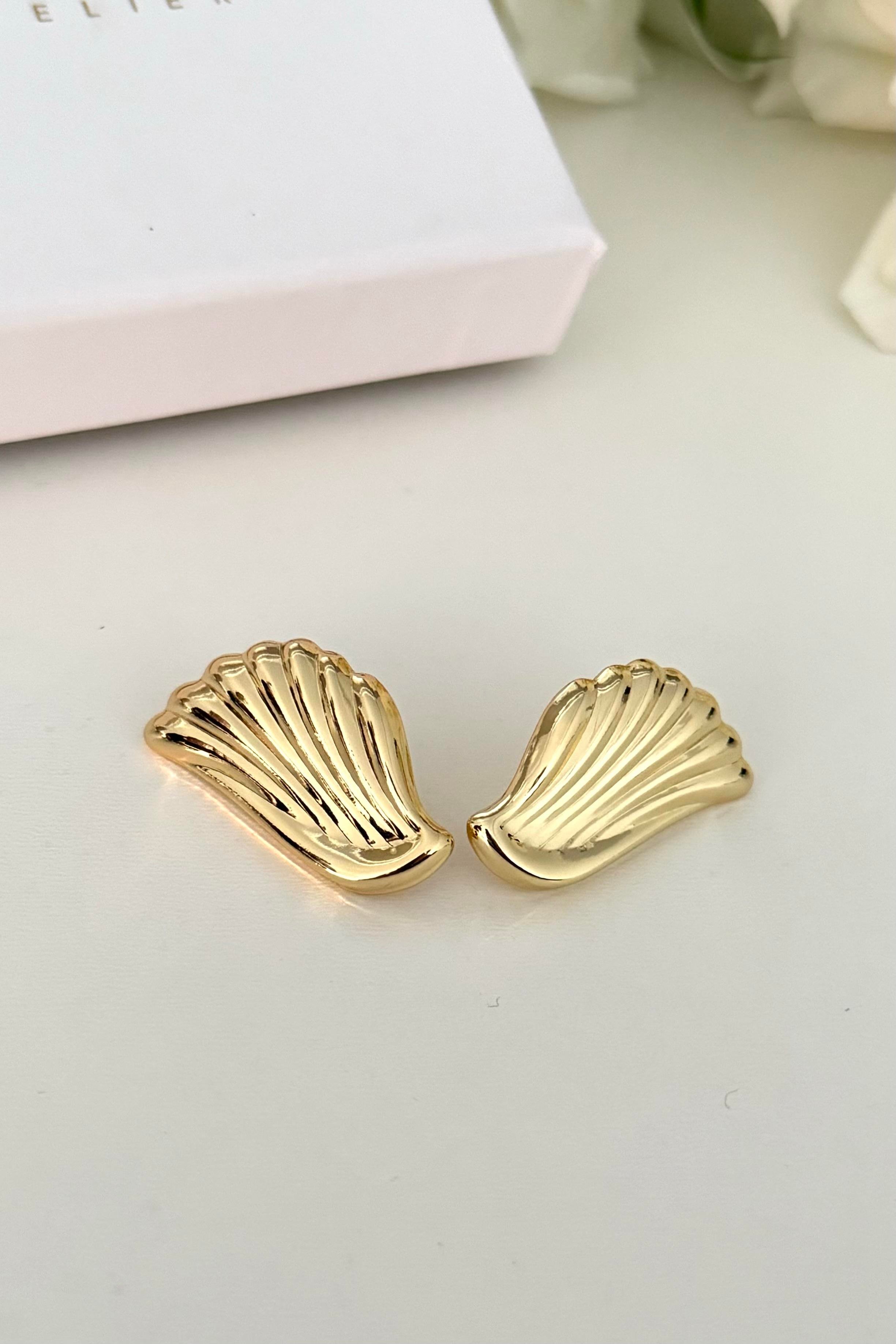 Wing Gold Küpe