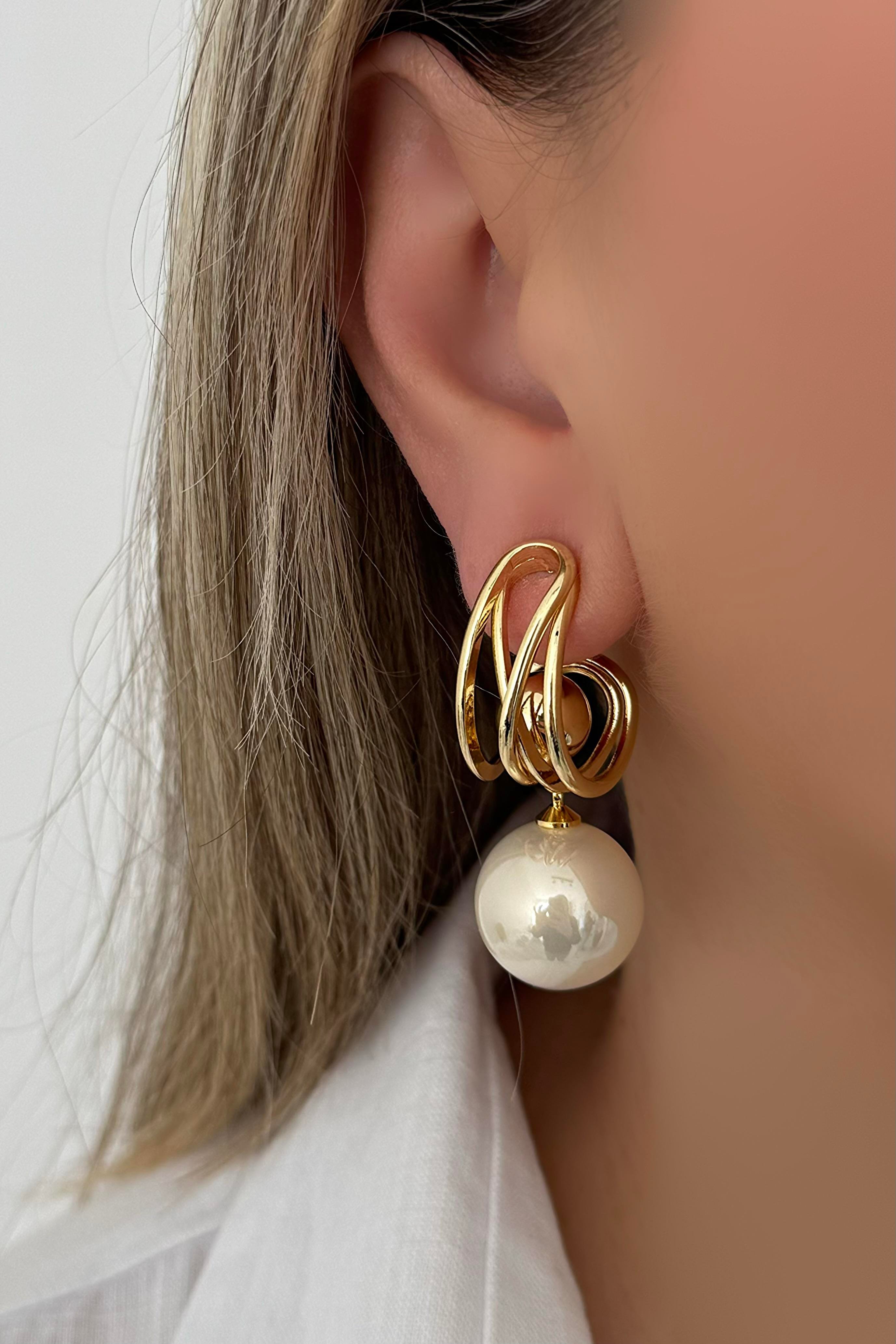 Zenvira Gold Küpe