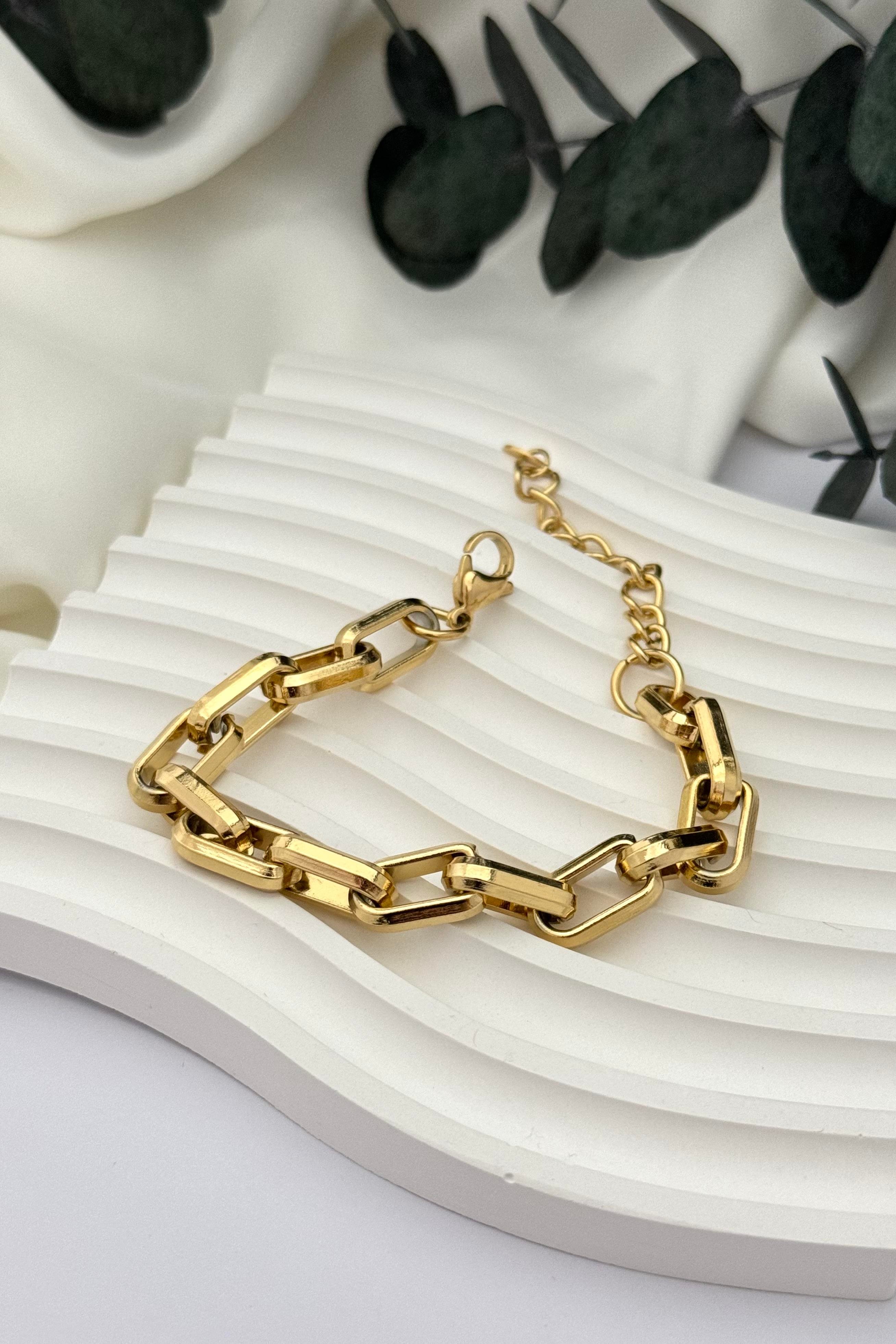 Zincir Çelik Bileklik