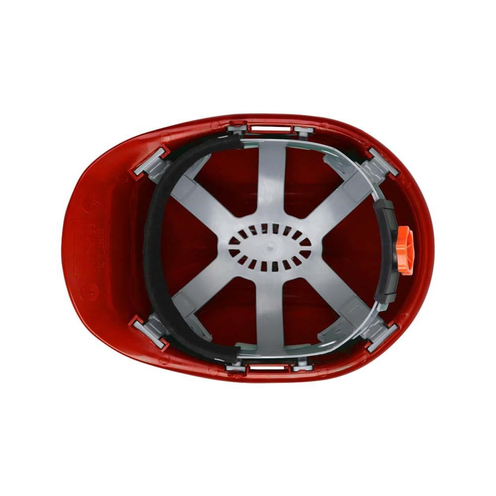 Essafe GE 1548 -Hava Delikli Vidalı Baret, Kırmızı -9E1602-