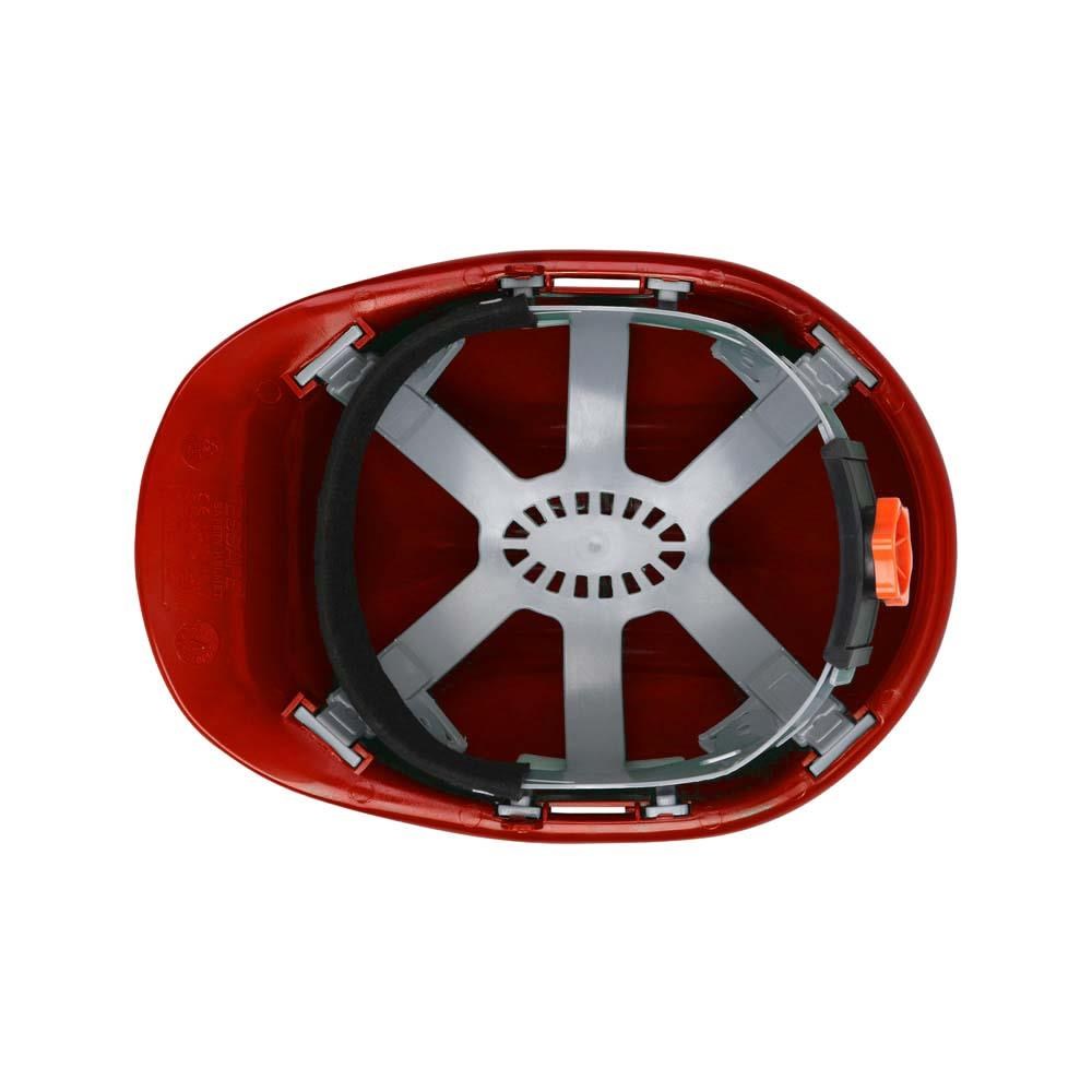 Essafe GE 1548 -Hava Delikli Vidalı Baret, Kırmızı -9E1602-
