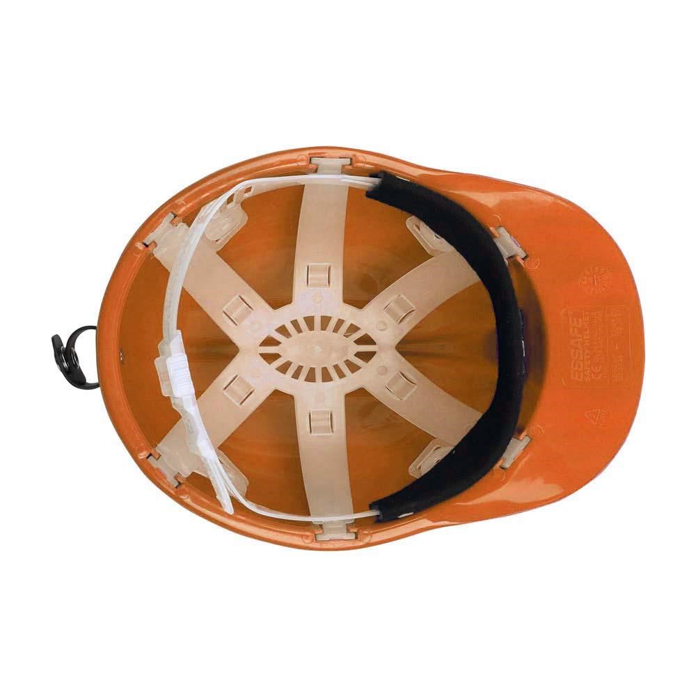 Essafe GE 1580 -Vidalı Eko. Madenci Baret, Turuncu -9E1105-