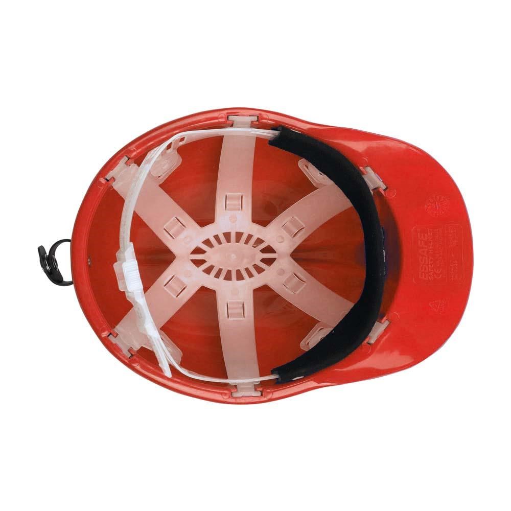 Essafe GE 1580 -Vidalı Eko. Madenci Baret, Kırmızı -9E1102-