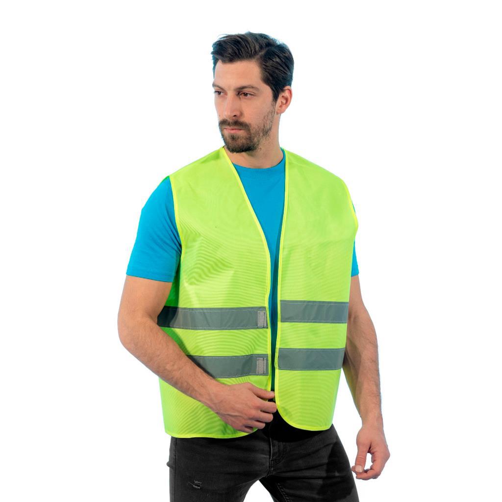 İkaz Yeleği, Sarı -52E1400- İş Yeleği-İş Güvenliği
