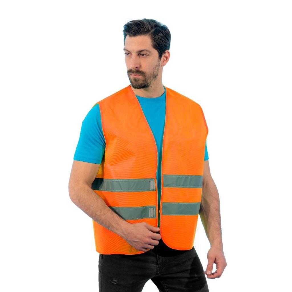 İkaz Yeleği, Turuncu -52E1600- İş Yeleği-İş Güvenliği