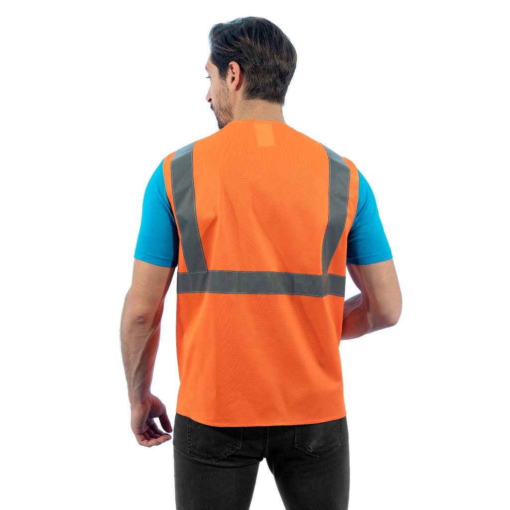 Mühendis Yeleği, Turuncu -52E1000- İş Yeleği-İş Güvenliği