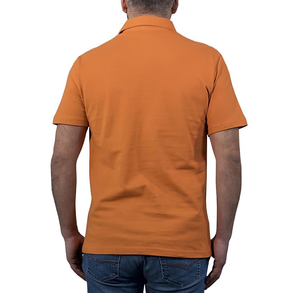 Polo Yaka Tişört, Turuncu -136E1005- T-shirt, Tshirt, Kısa Kollu
