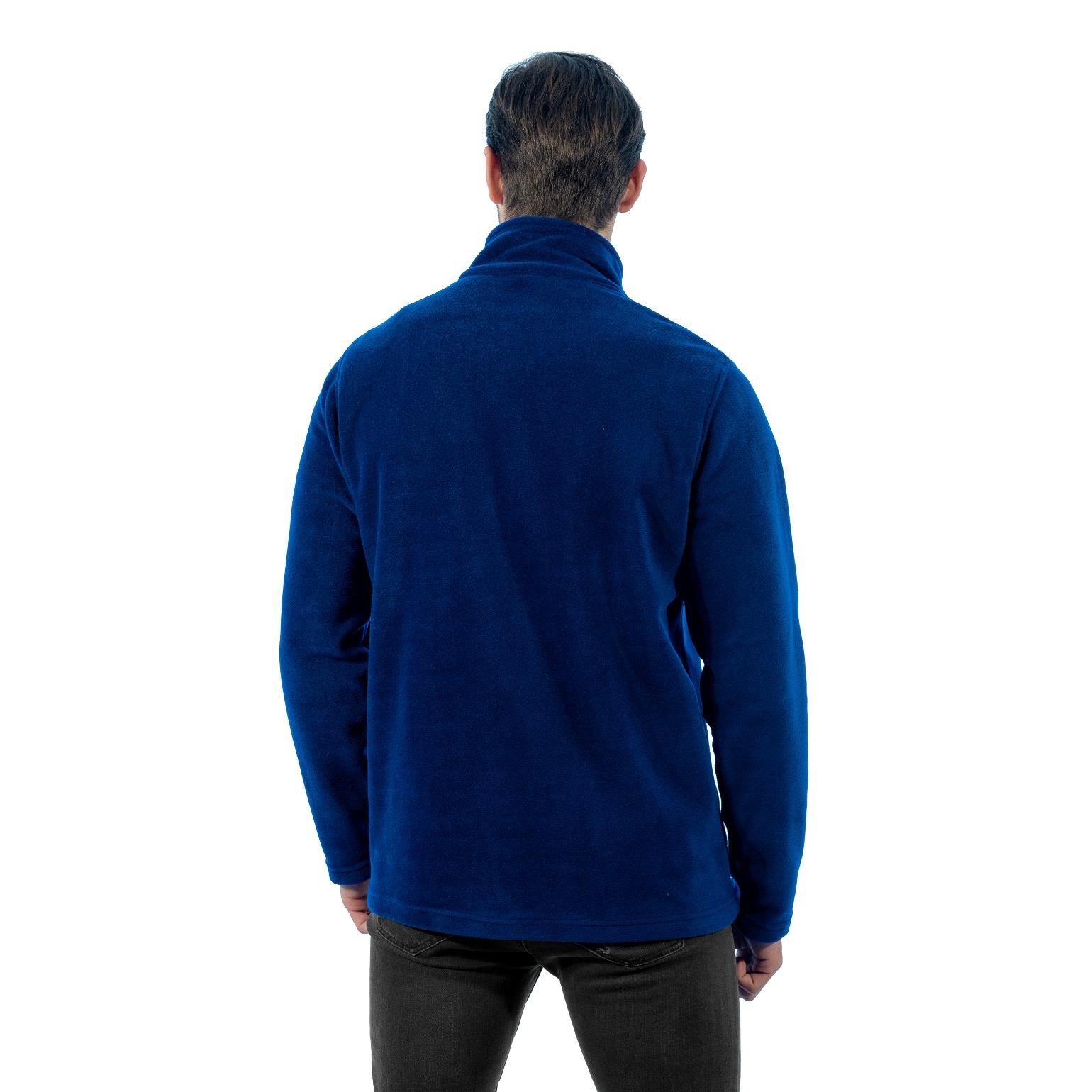 Şensel, Erkek Polar Mont, Saks Mavi -99E441- Cepli, Outdoor