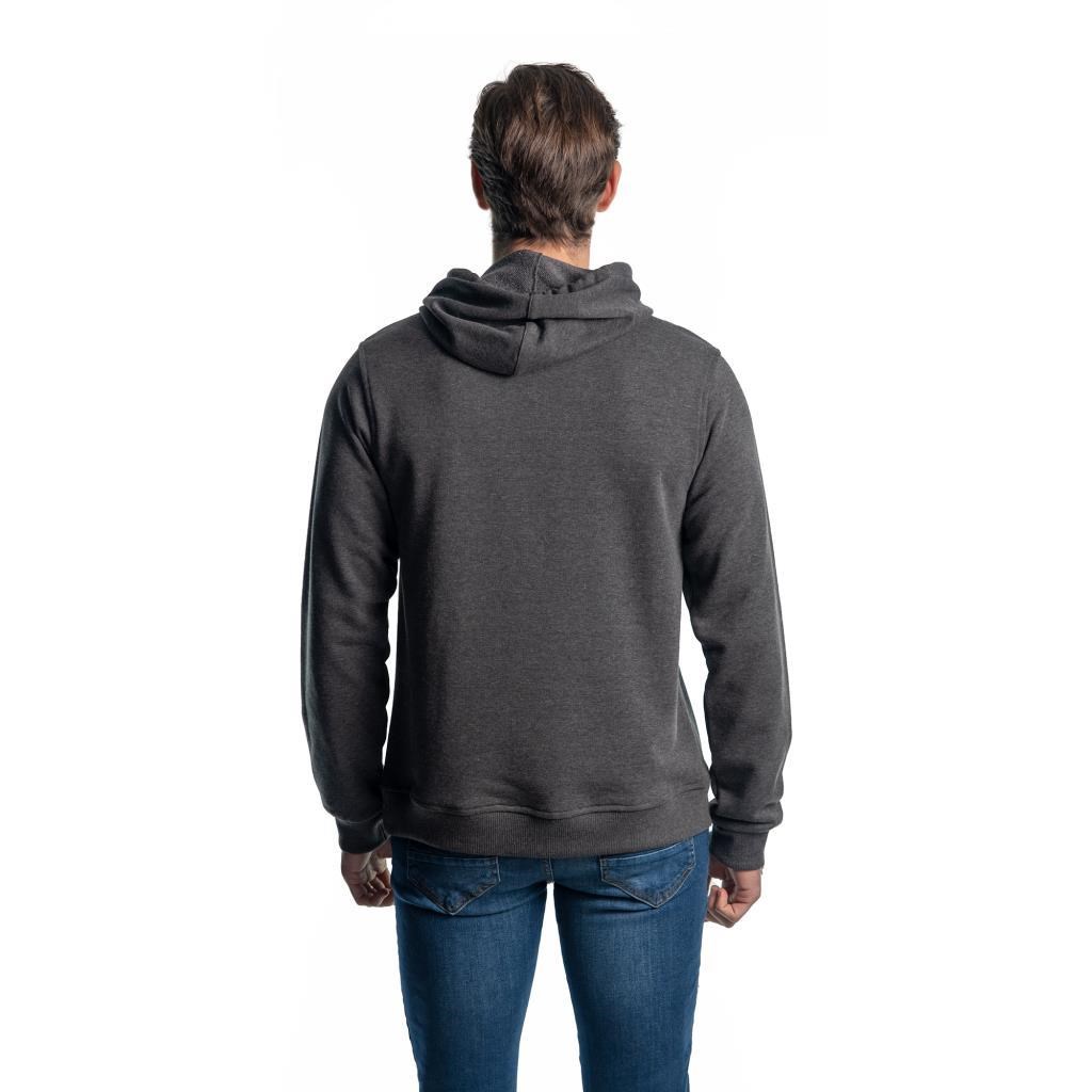 Şensel, Kapüşonlu Sweatshirt, Koyu Gri -107E632- Cepli, Kışlık