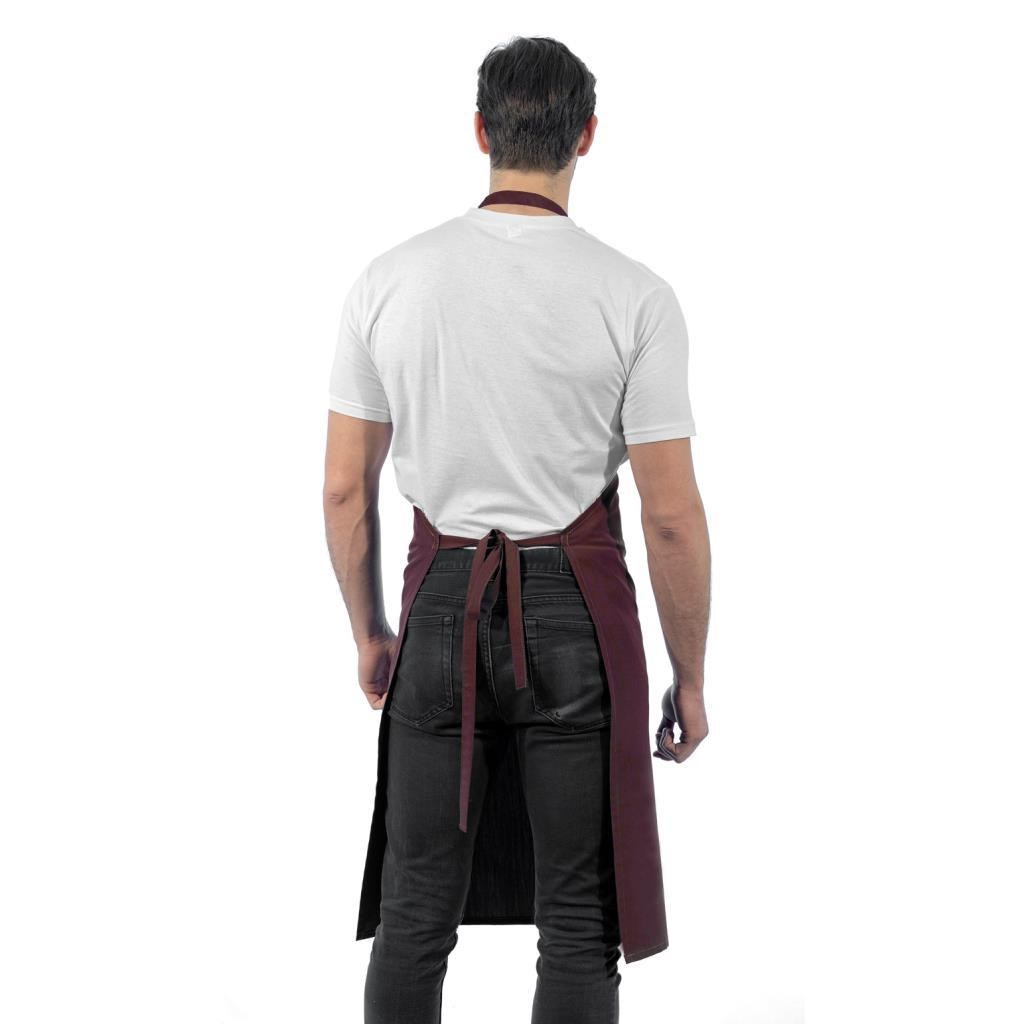 Şensel, Ön Önlük, Bordo, Boyundan Askılı -93E1015- Şef-Restoran