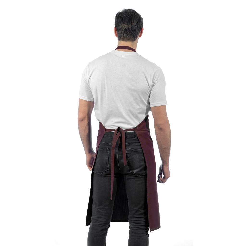 Şensel, Ön Önlük, Bordo, Boyundan Askılı -93E1015- Şef-Restoran