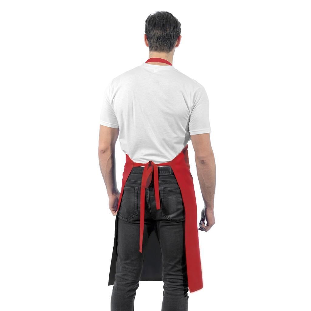 Şensel, Ön Önlük, Kırmızı, Boyundan Askılı -93E1002- Aşçı-Mutfak