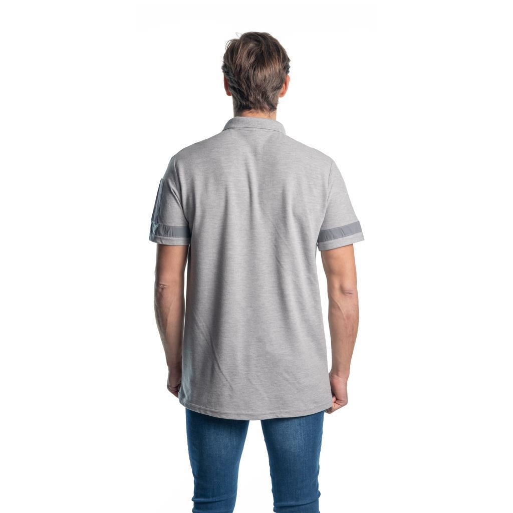 Şensel, Polo Yaka Tişört, Gri, Reflektörlü -136E3131- Tshirt