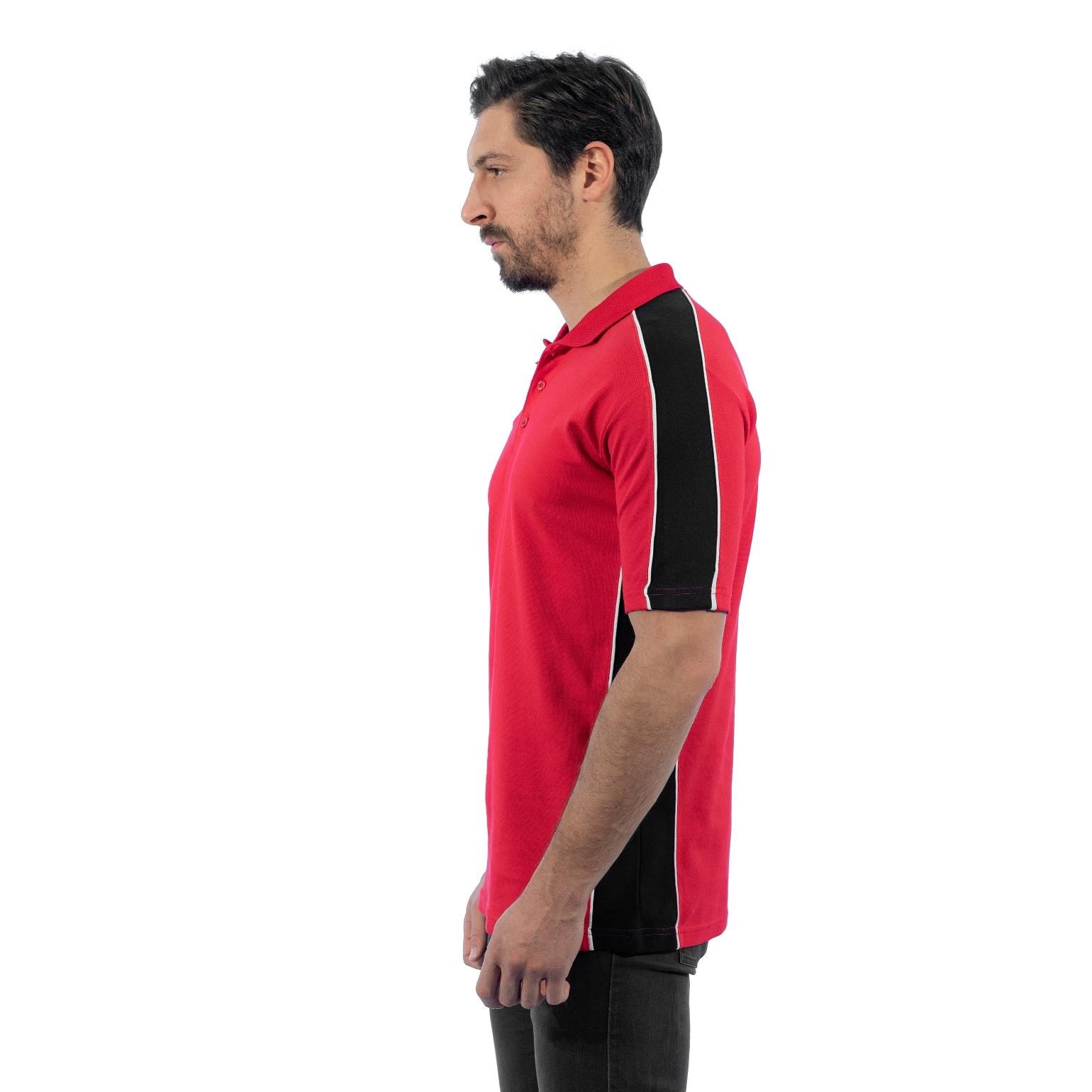 Şensel, Polo Yaka Tişört, Kırmızı-Siyah -136E2379- Tshirt