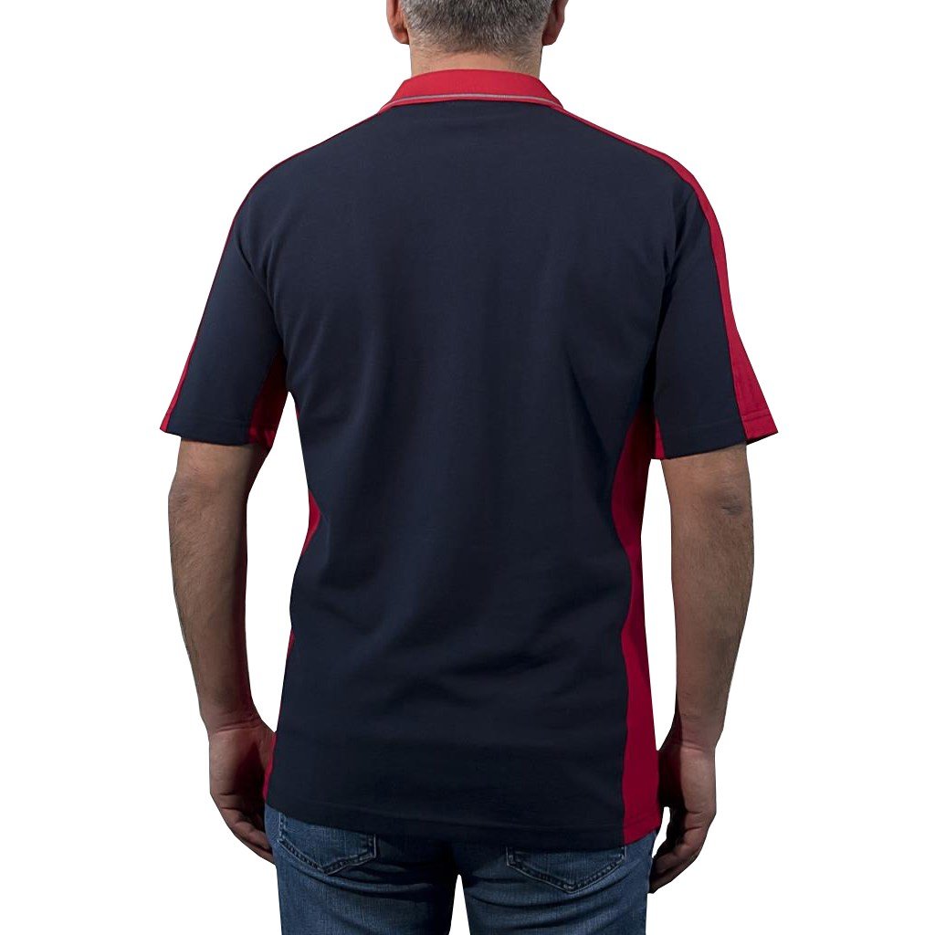 Şensel, Polo Yaka Tişört, Lacivert-Kırmızı -136E1392- Tshirt
