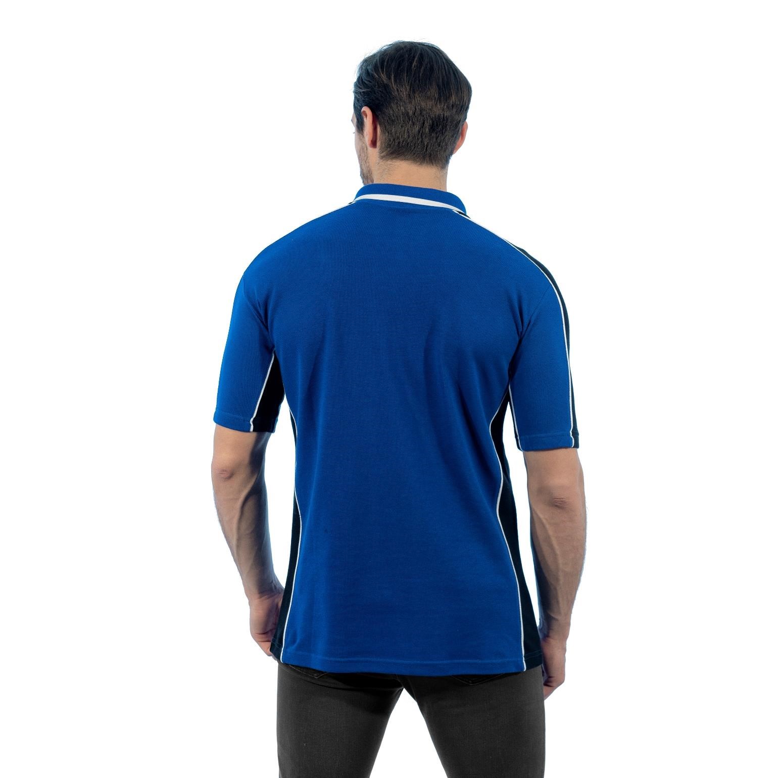 Şensel, Polo Yaka Tişört, Saks-Siyah -136E2241- Tshirt, T-shirt