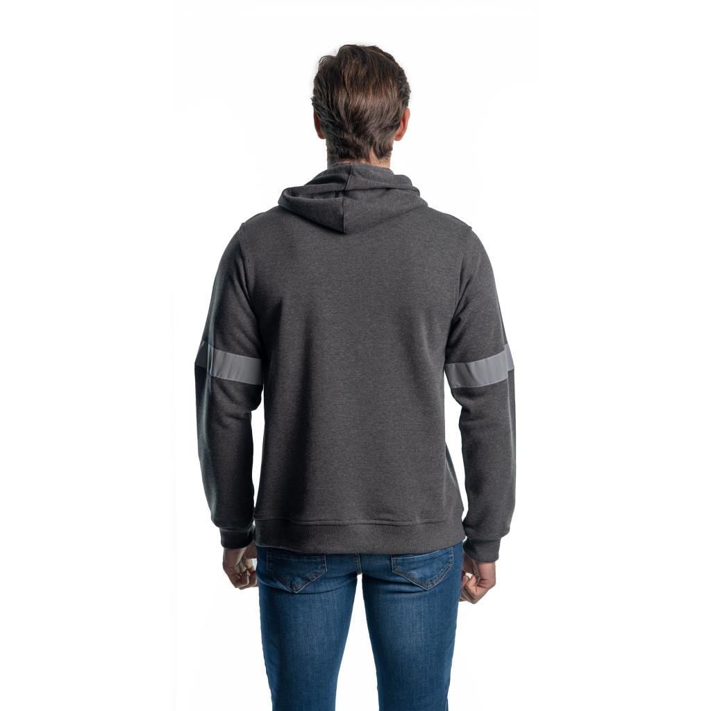 Şensel, Reflektörlü Kapüşonlu Sweatshirt,Koyu Gri-107E932- Cepli