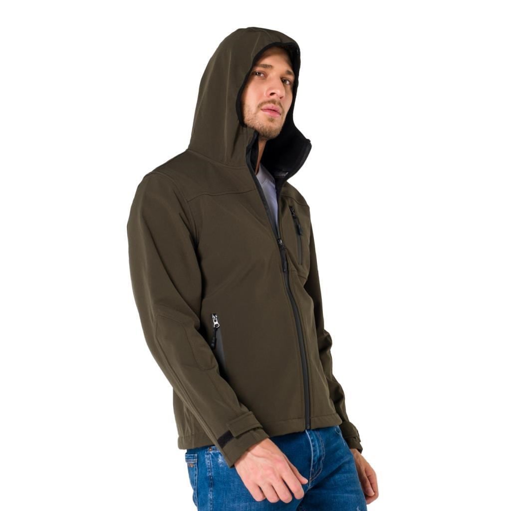 Şensel, Softshell Mont, Haki -91E2525- Su İtici, Rüzgar Geçirmez
