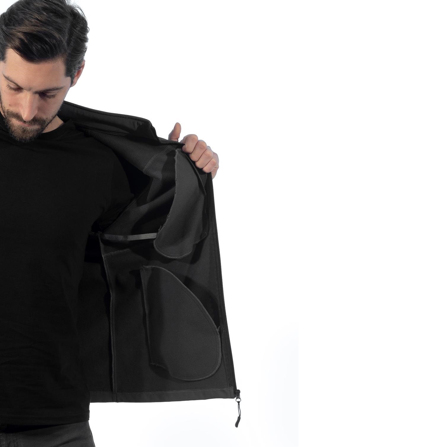 Şensel, SoftShell Mont, Koyu Gri -91E632- Su İtici