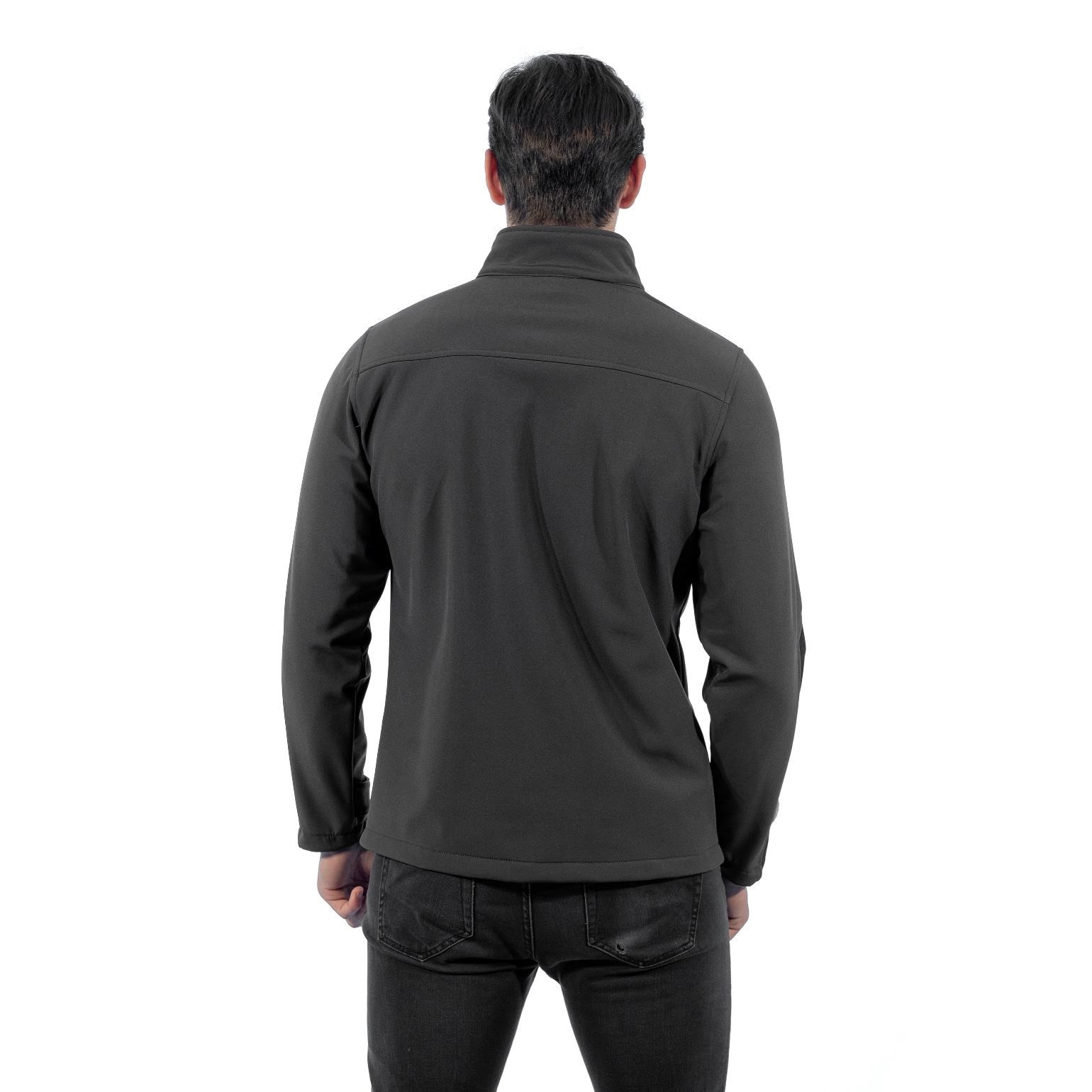 Şensel, SoftShell Mont, Koyu Gri -91E632- Su İtici