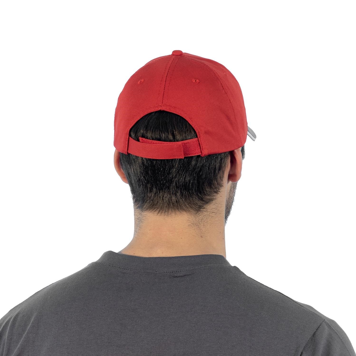 Şensel, Spor Şapka, Kırmızı-Gri -110E302- Günlük Şapka, Outdoor