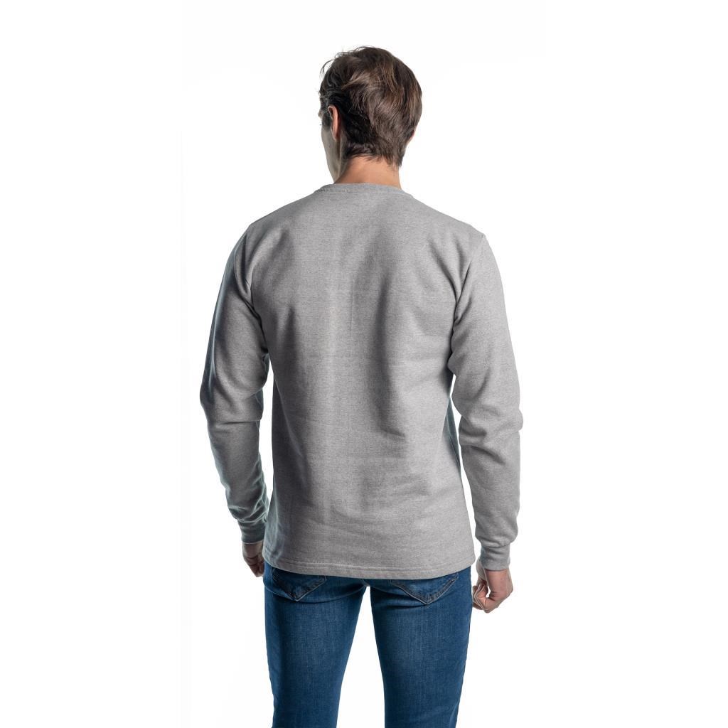 Şensel, Sweatshirt, Açık Gri, Sıfır Yaka -107E4630- Pamuklu