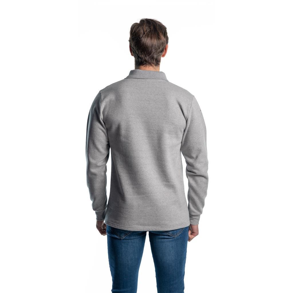 Şensel, Sweatshirt,  Gri, Polo Yaka -107E5400- Pamuklu, Kışlık