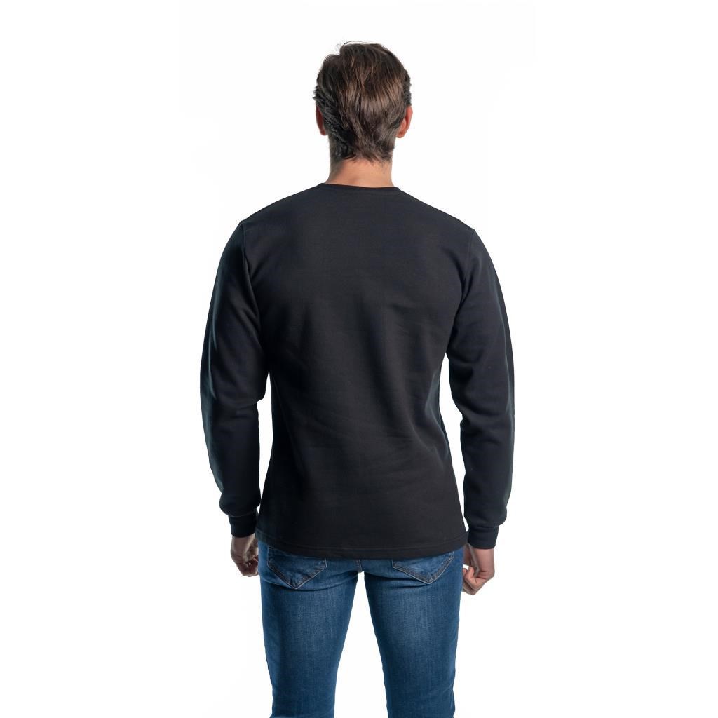 Şensel, Sweatshirt, Siyah, Sıfır Yaka -107E4650- Pamuklu, Kışlık