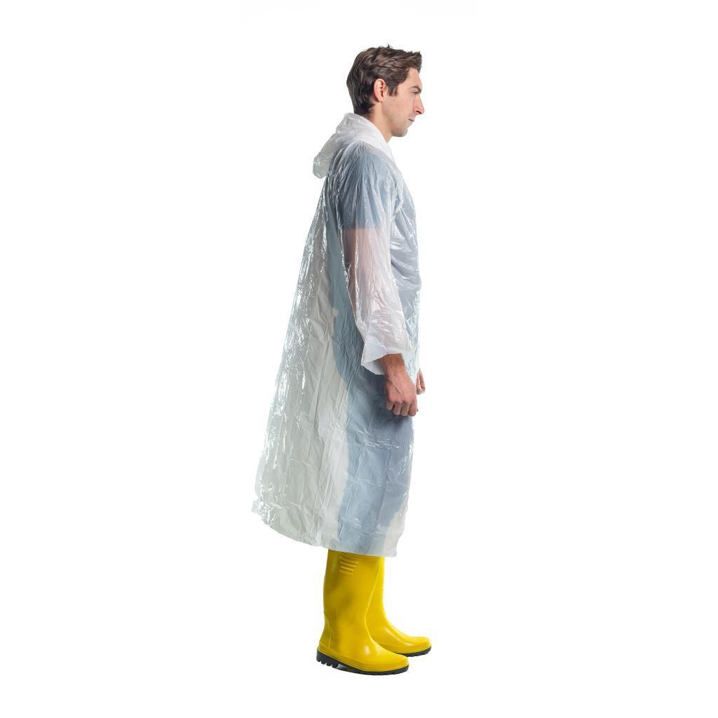 Tek Kullanımlık Yağmurluk, Beyaz, 5 Adet -116E110-