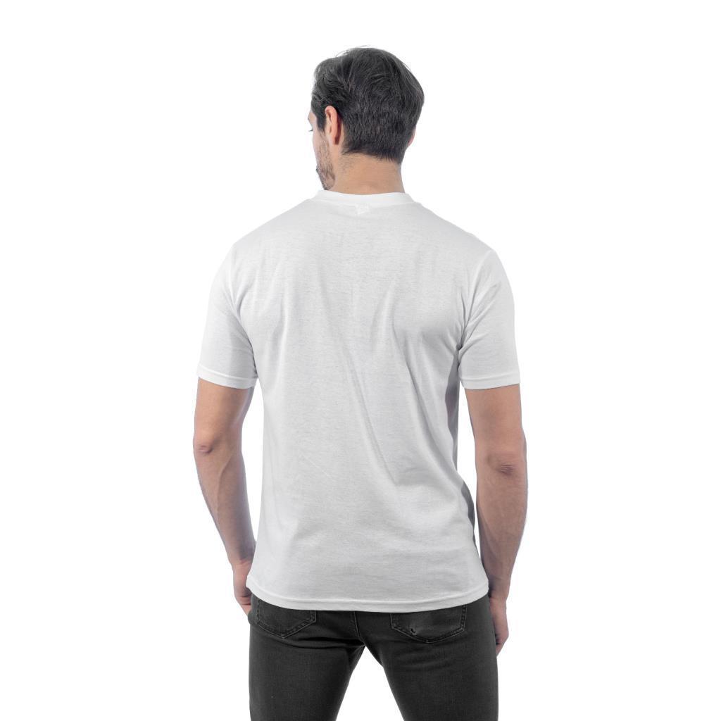 V Yaka Tişört, Beyaz -113E210- T-shirt, Tshirt, Kısa Kollu