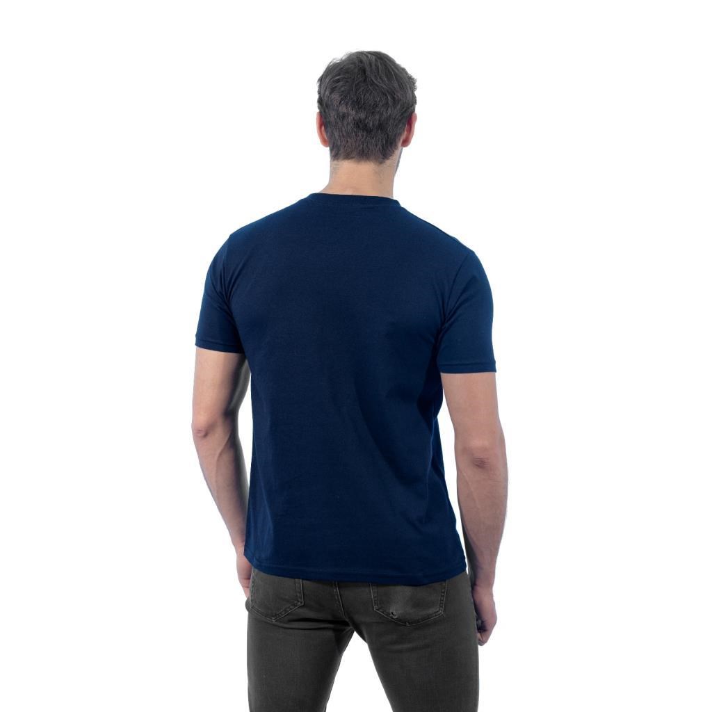 V Yaka Tişört, Lacivert -113E245- T-shirt, Tshirt, Kısa Kollu