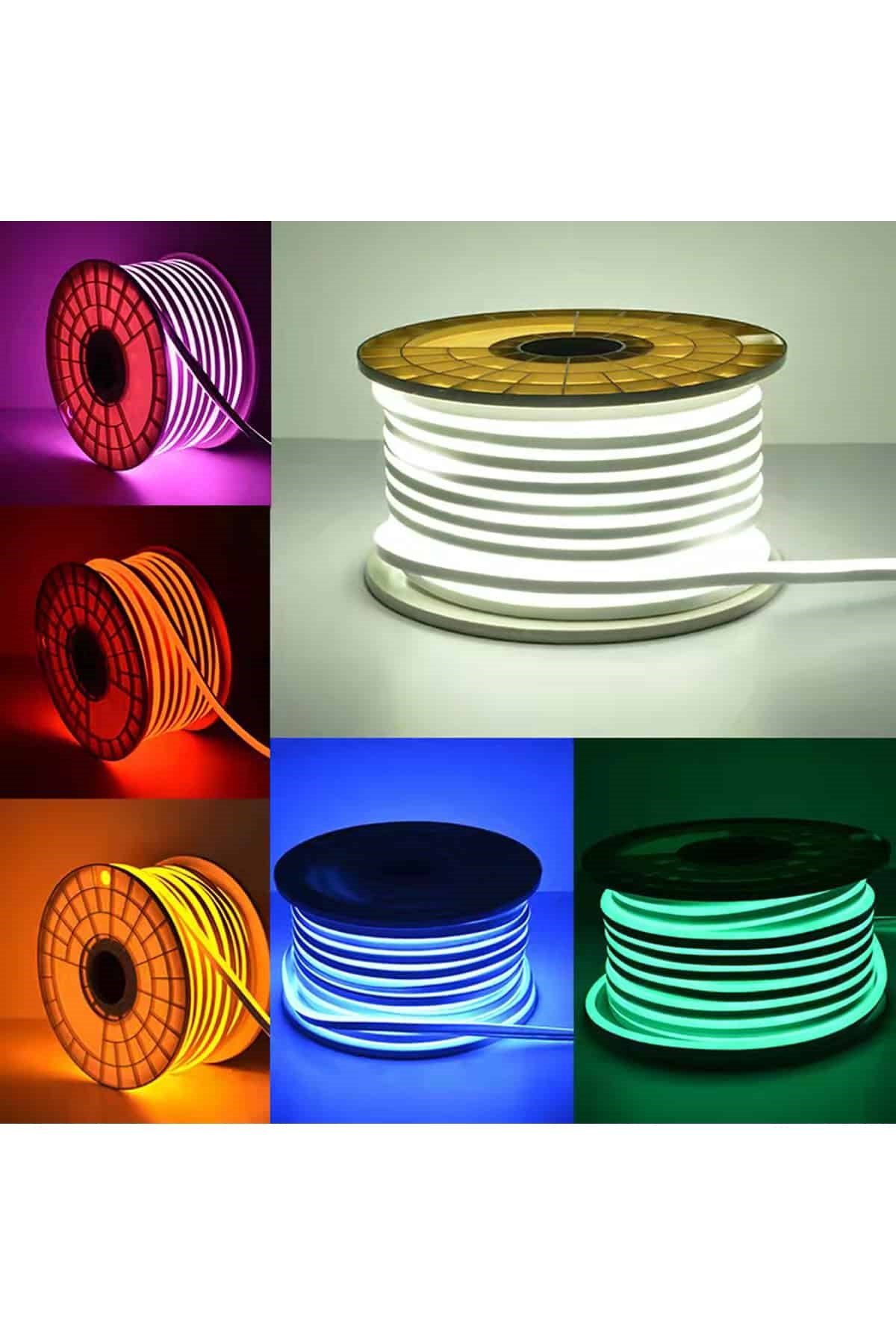 25 METRE 220 V DIŞ MEKAN AMBER NEON HORTUM LED CT 4554