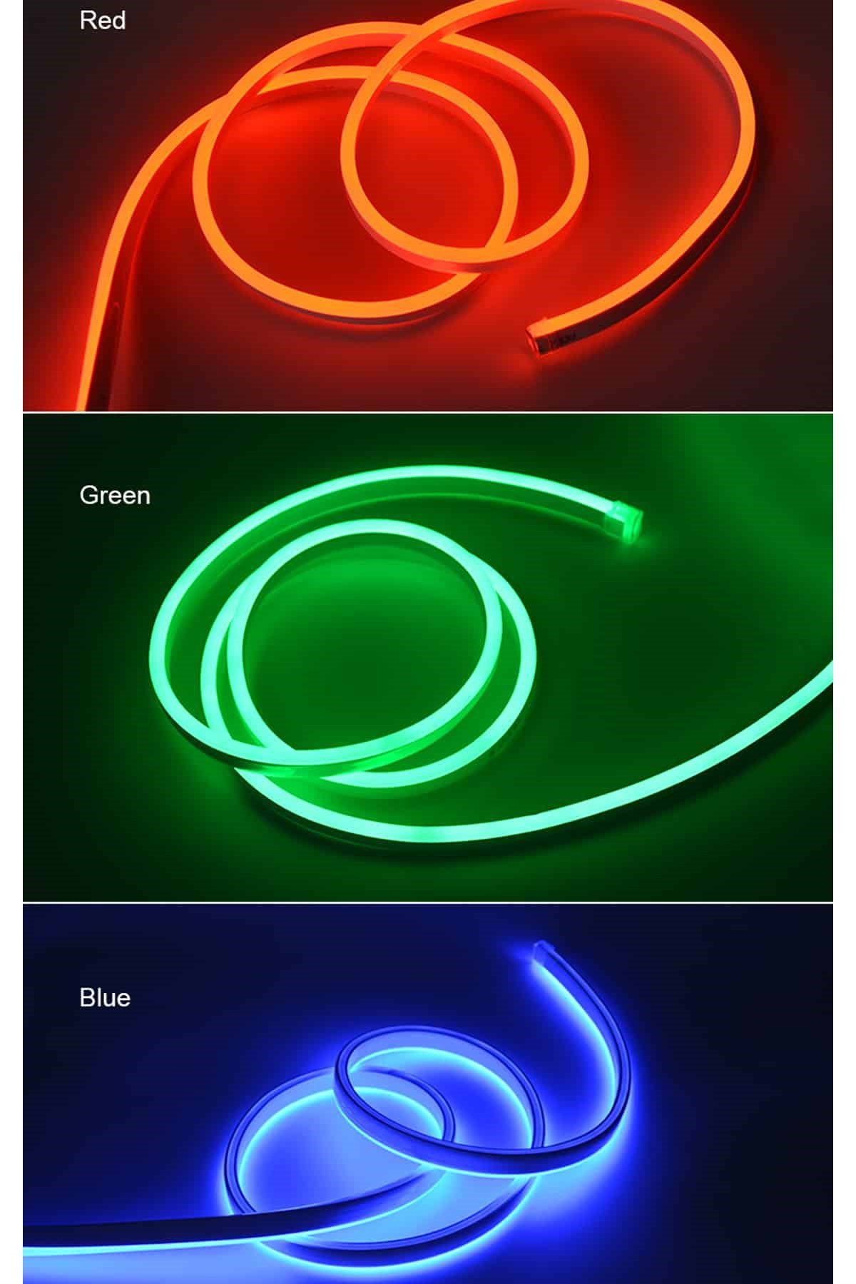 25 METRE 220 V DIŞ MEKAN YEŞİL NEON HORTUM LED CT 4554