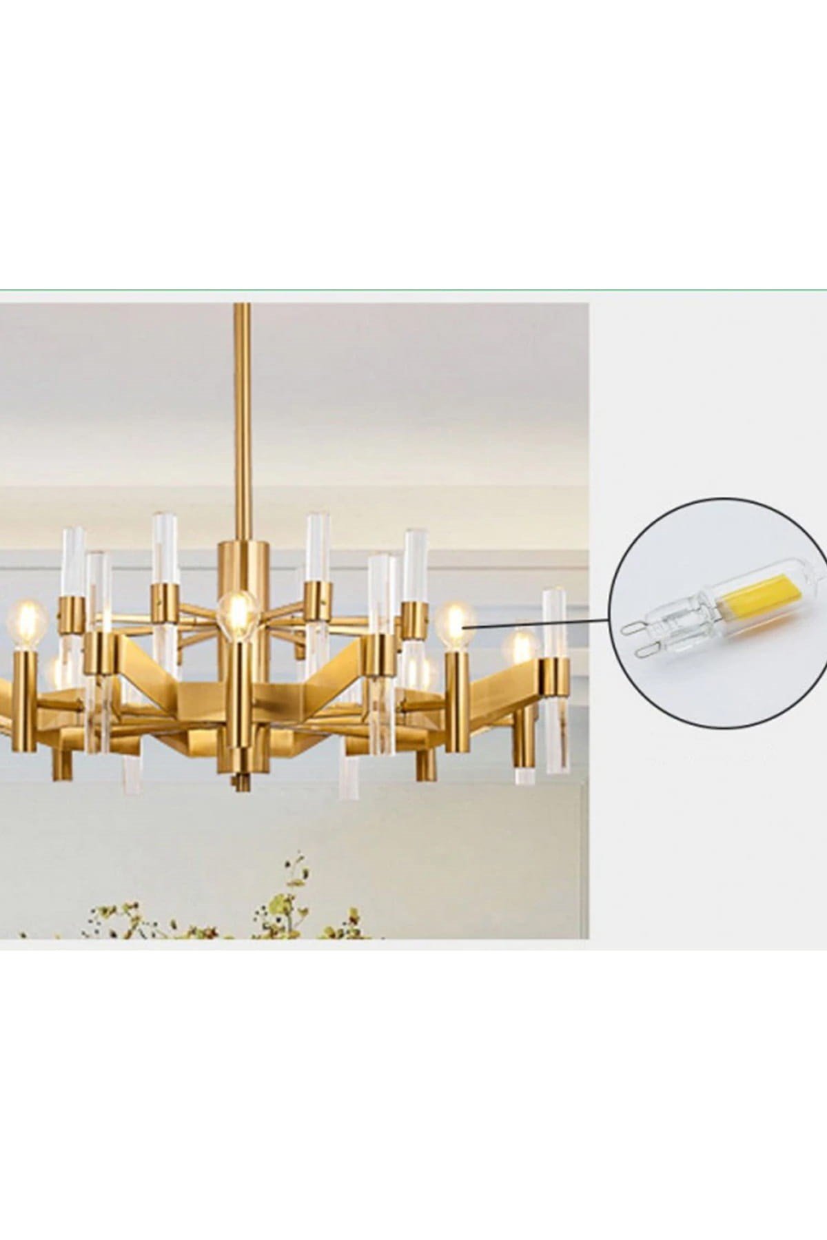 2,5W LED KAPSÜL AMPUL (G9) (220V) (GÜNIŞIĞI) GENİŞ AÇI CT 4221