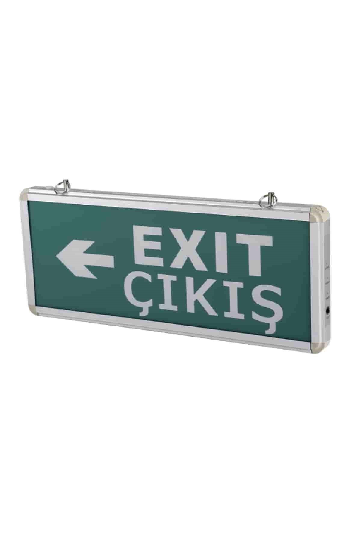3W EXIT ÇIKIŞ ARMATÜRÜ LEDLİ 3 SAAT AKÜLÜ